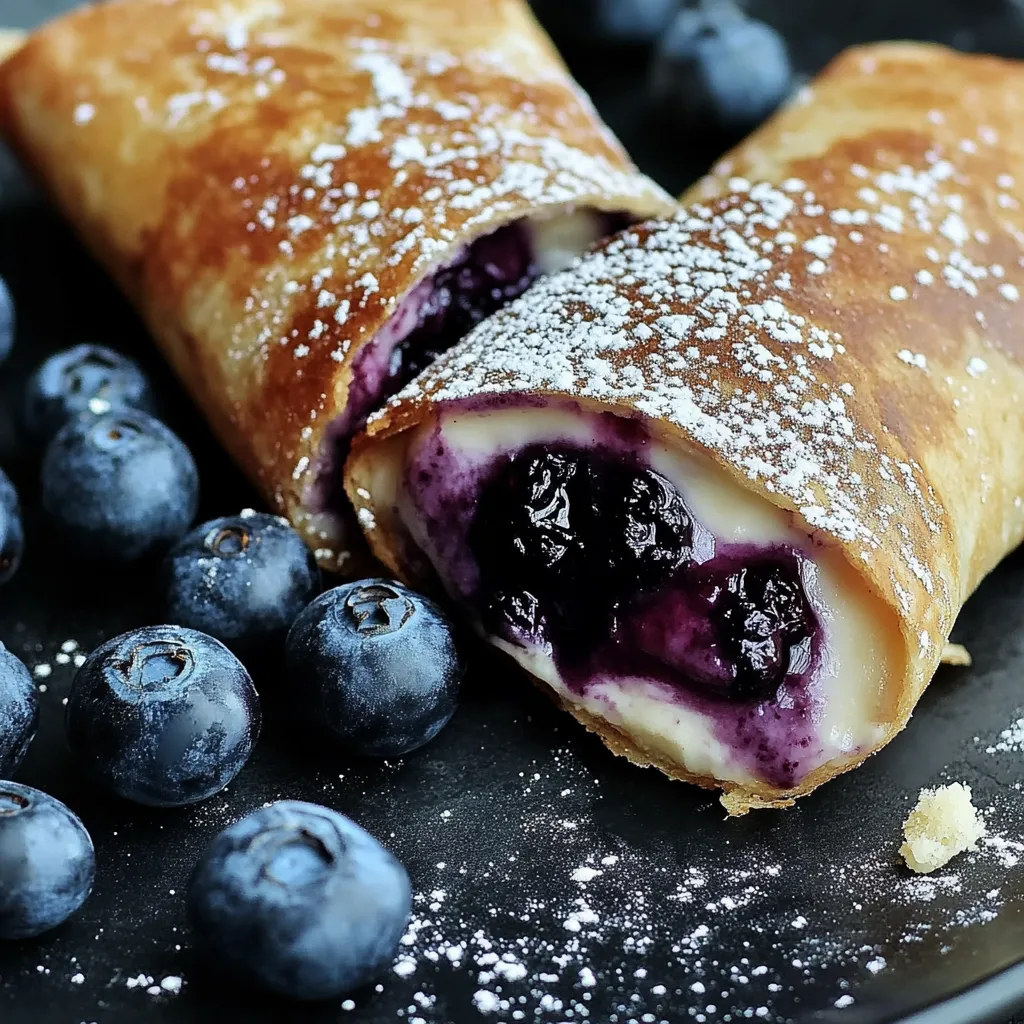 Chimichangas de Mirtilo