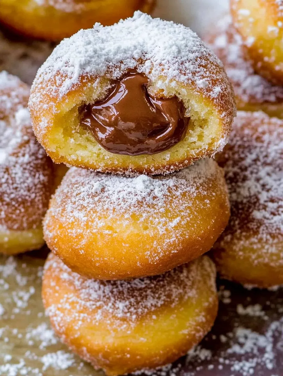 Donuts com Recheio de Nutella