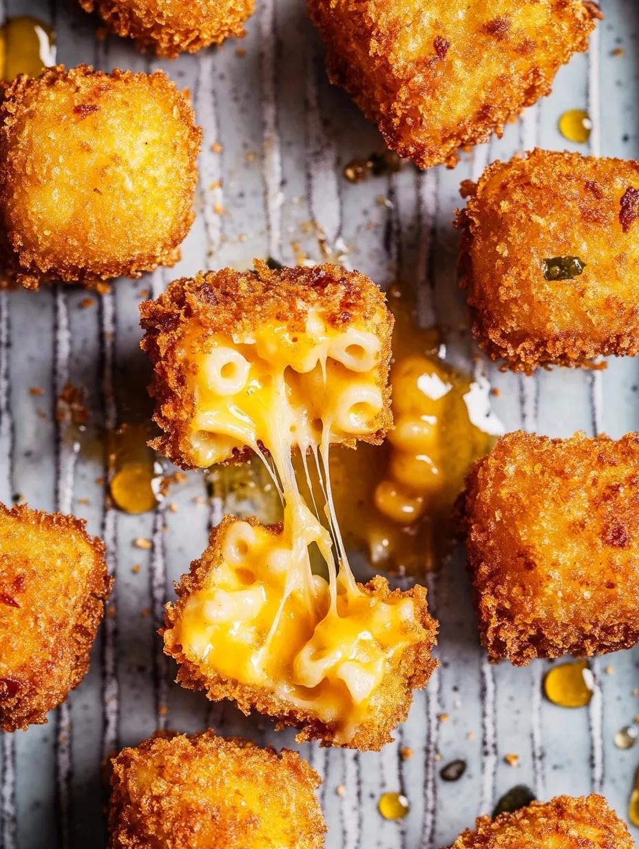 Bolinhos Crocantes de Mac e Queijo