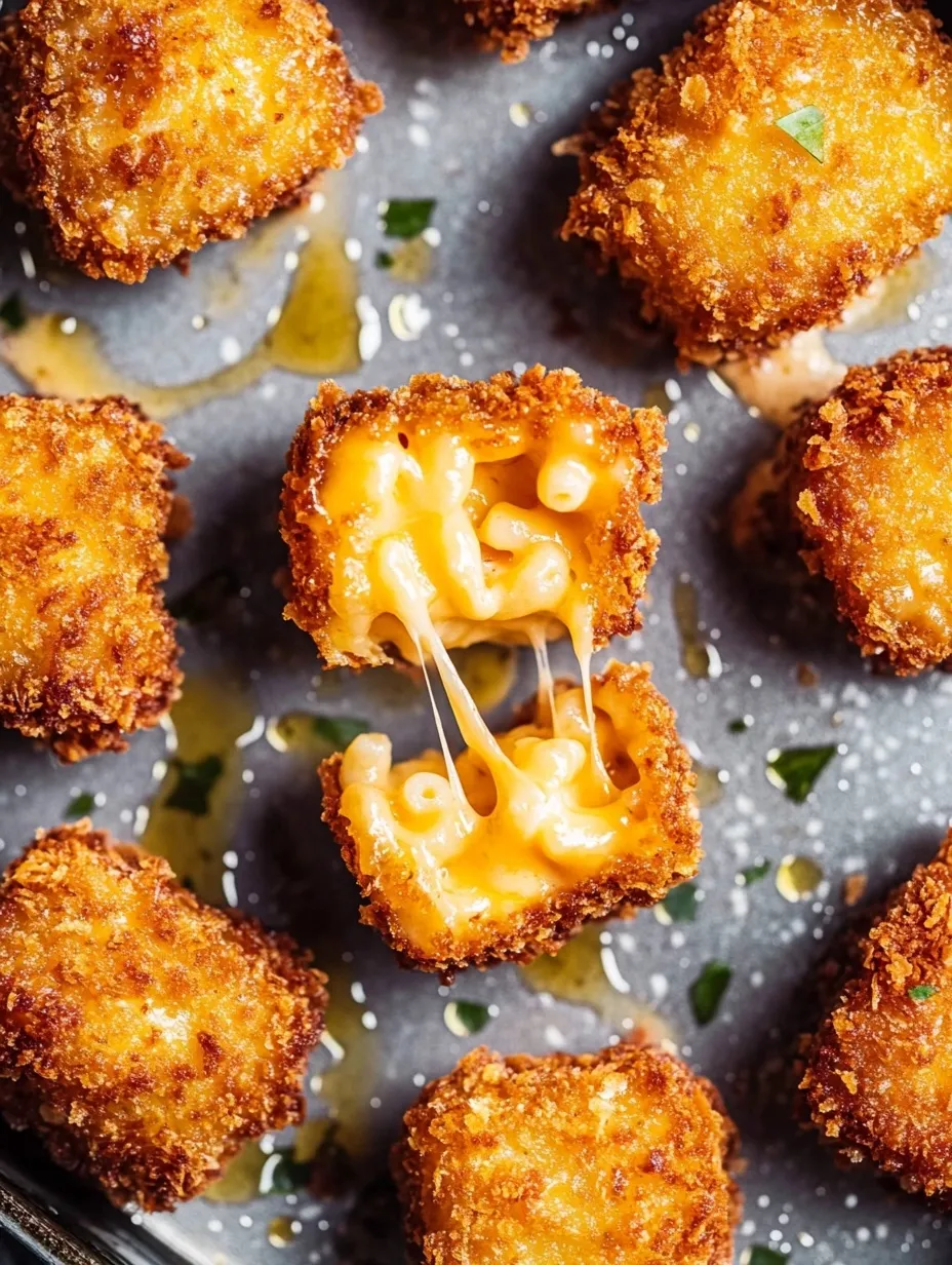 Bolinhos Crocantes de Macarrão com Queijo