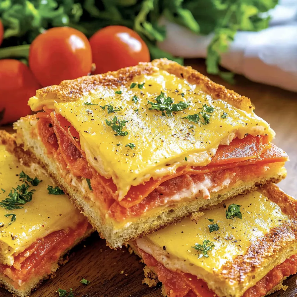 Quadradinhos de Sanduíche Italiano