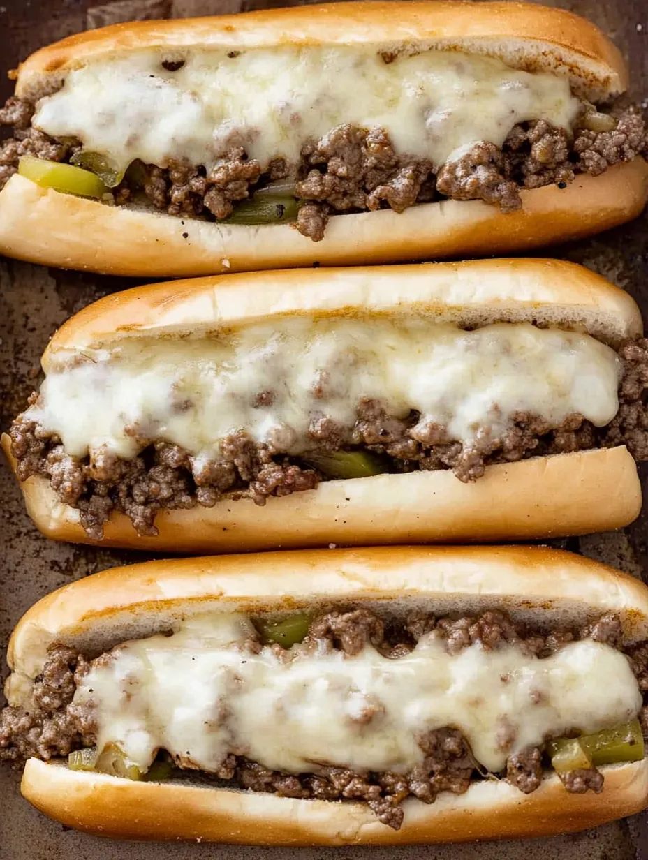 Sanduíche Philly de Carne Moída
