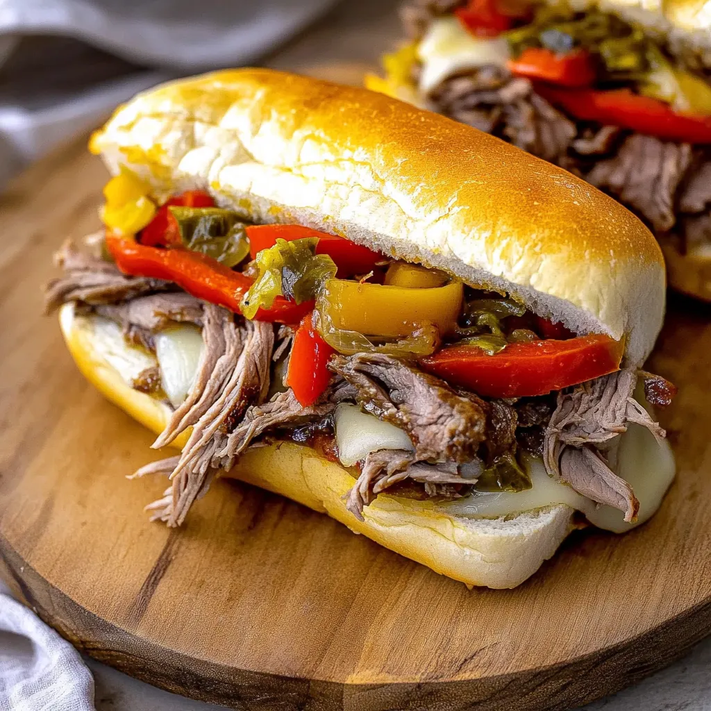 Sanduíches de Carne Italiano