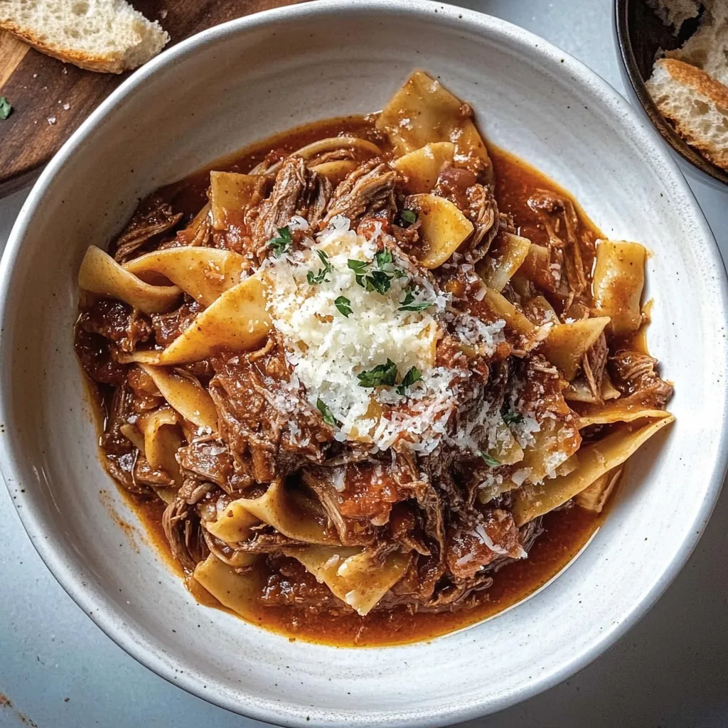 Ragu de Carne Cozido Lentamente