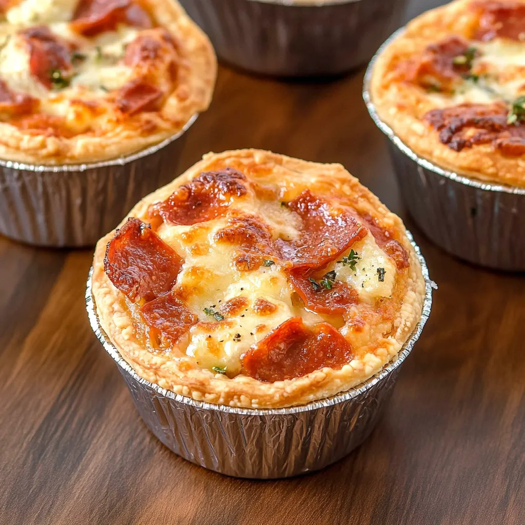 Mini Pizzas no Forno