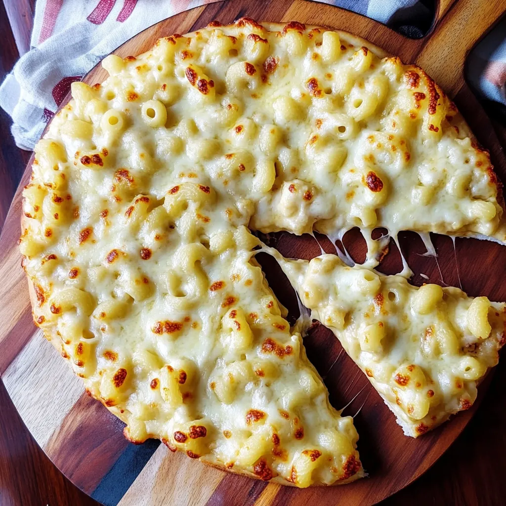 Pizza de Mac e Queijo