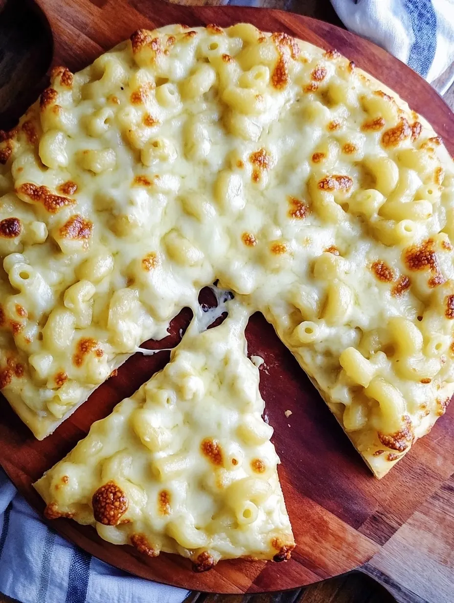Pizza de Macarrão e Queijo na versão caseira