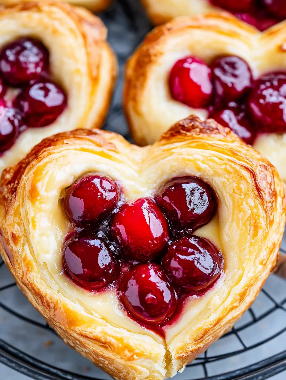 Danish Fácil de Cereja e Queijo