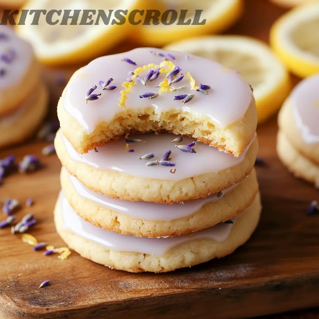 Biscoitos de Limao Lavanda