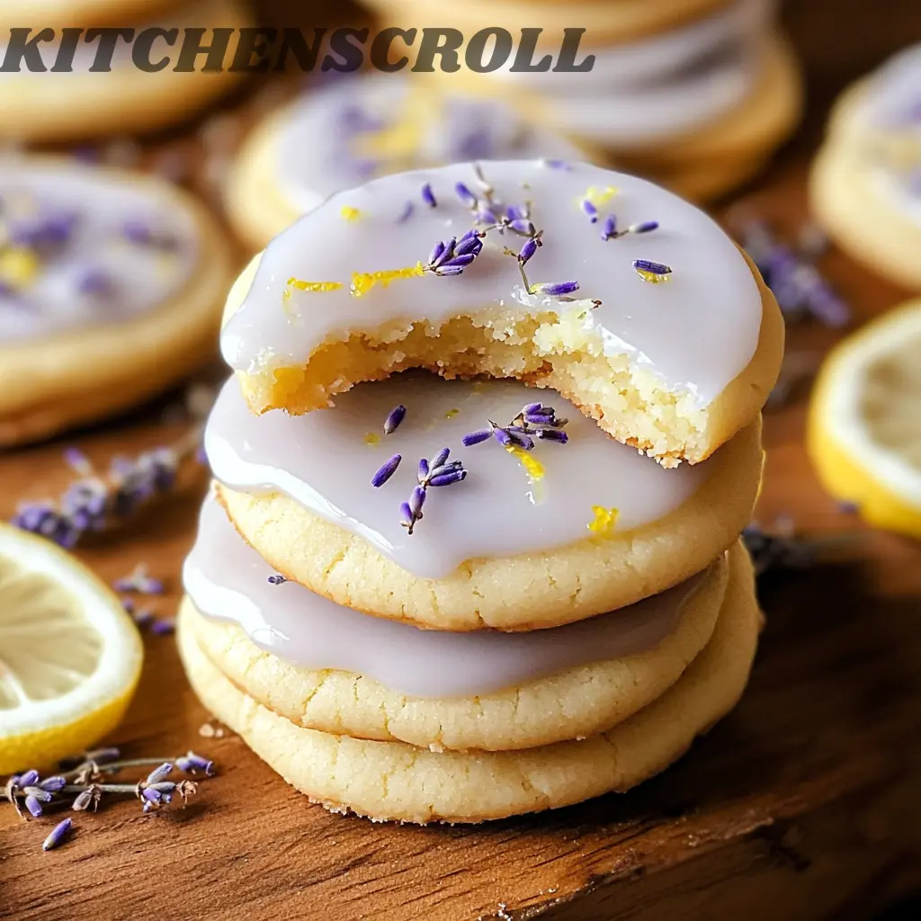 Biscoitos de Limão e Lavanda