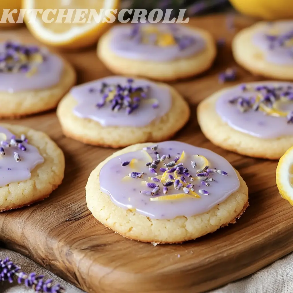 Biscoitos Fáceis de Limão e Lavanda
