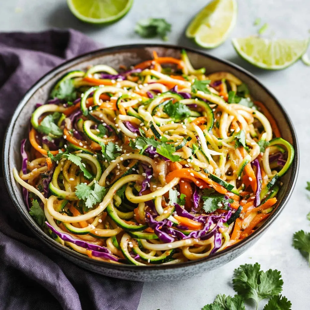 Noodles de Abobrinha Picantes