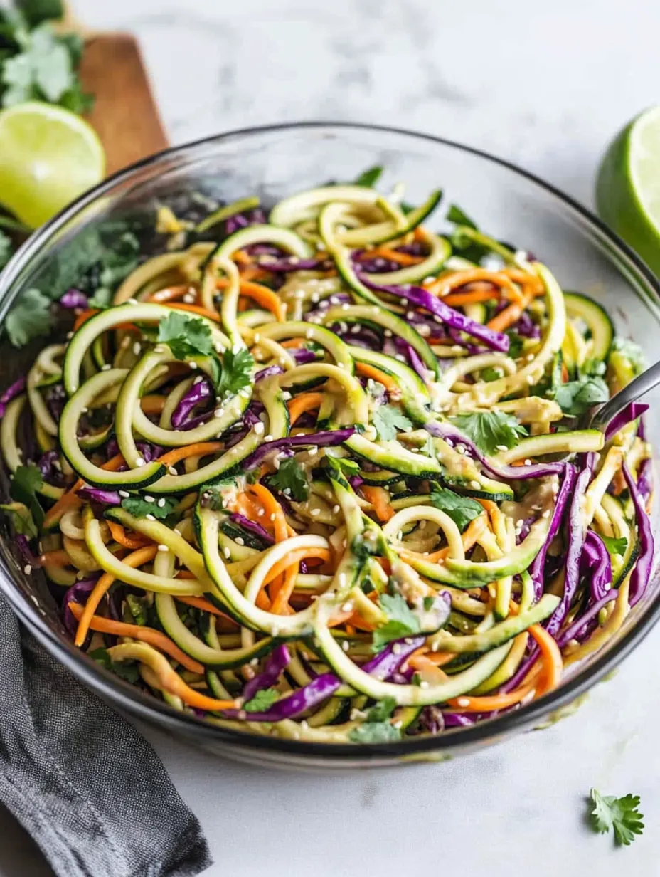 Espaguete de Abobrinha Oriental Picante