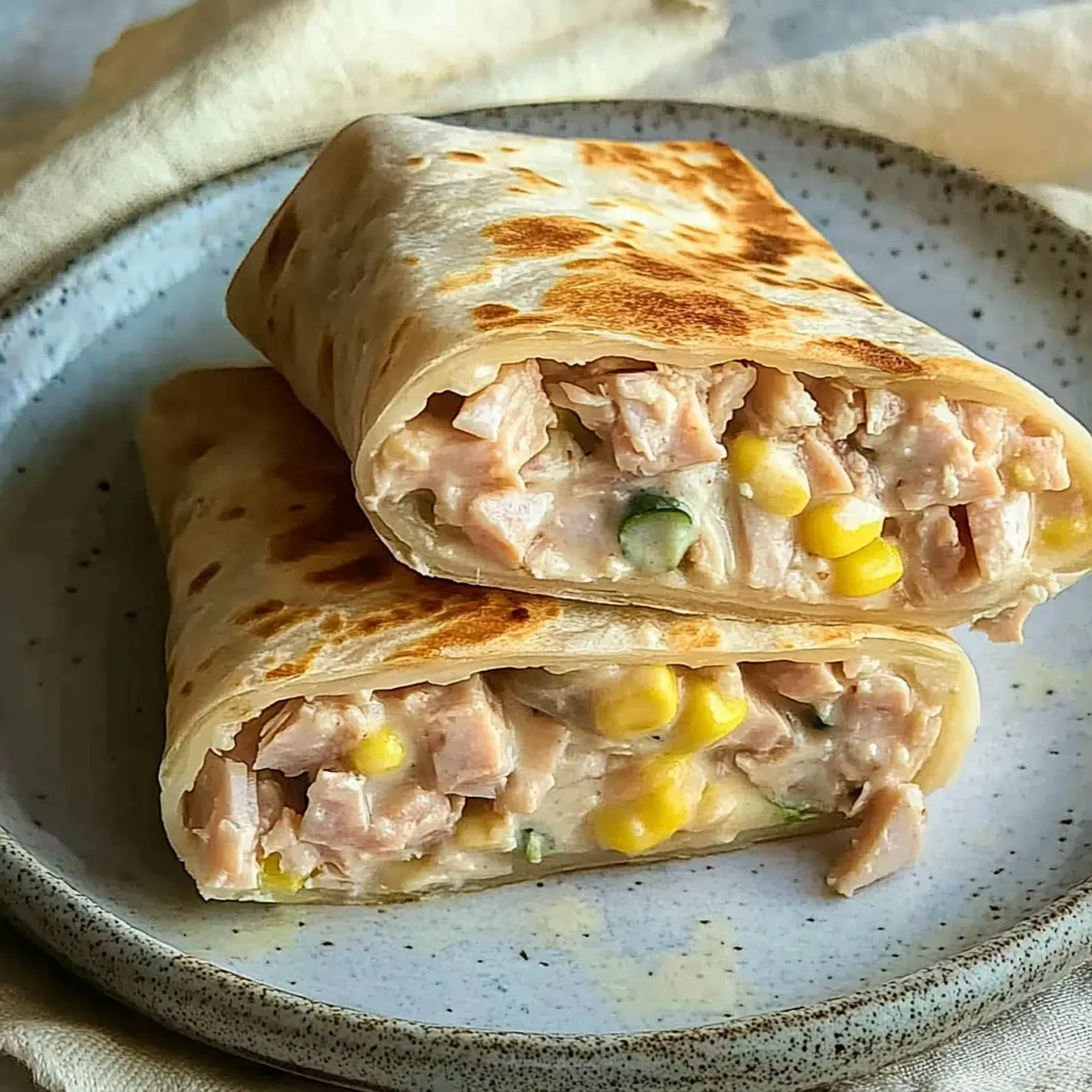 Wrap de Atum Gratinado Fácil