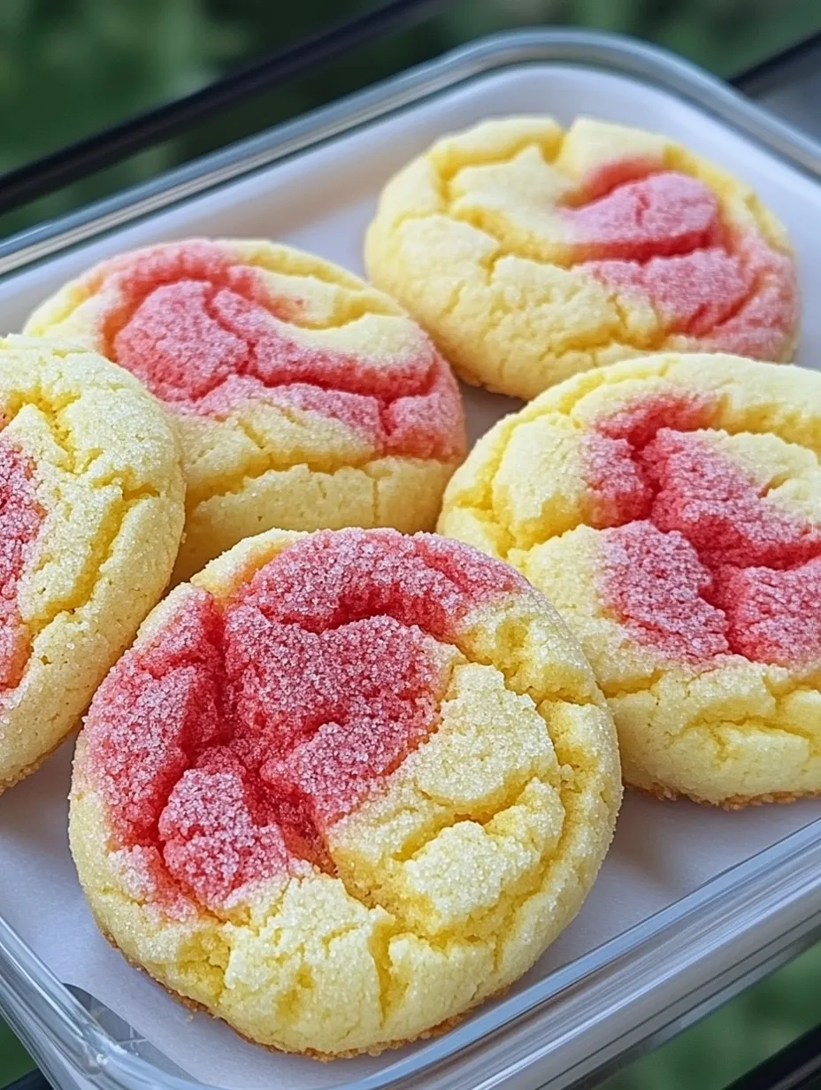 Biscoitos Caseiros de Morango e Limão Tipo Bolo