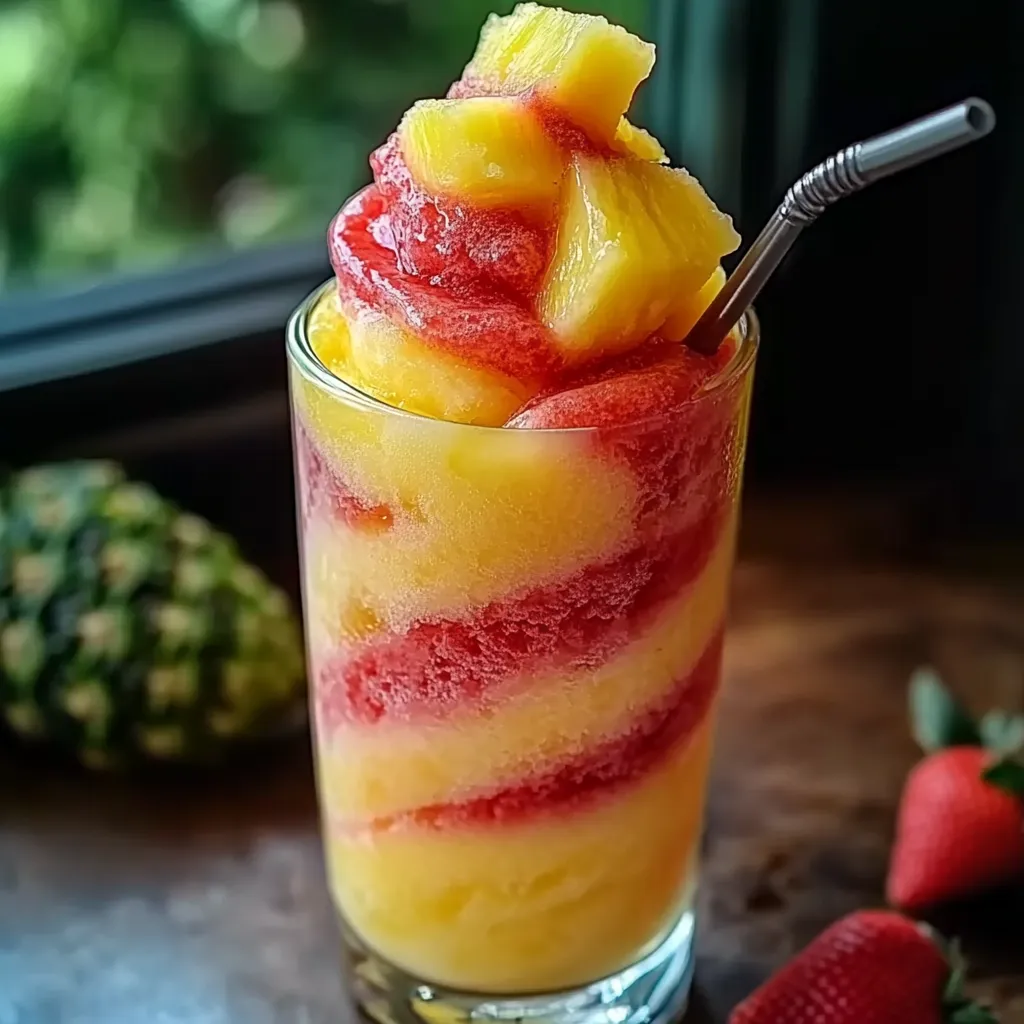Slushie Abacaxi Morango