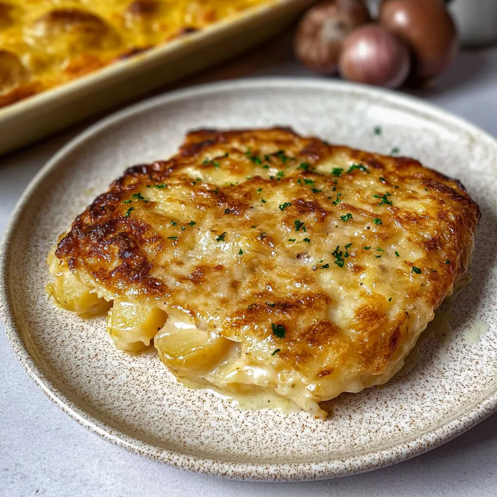 Batatas Gratin Cremosas