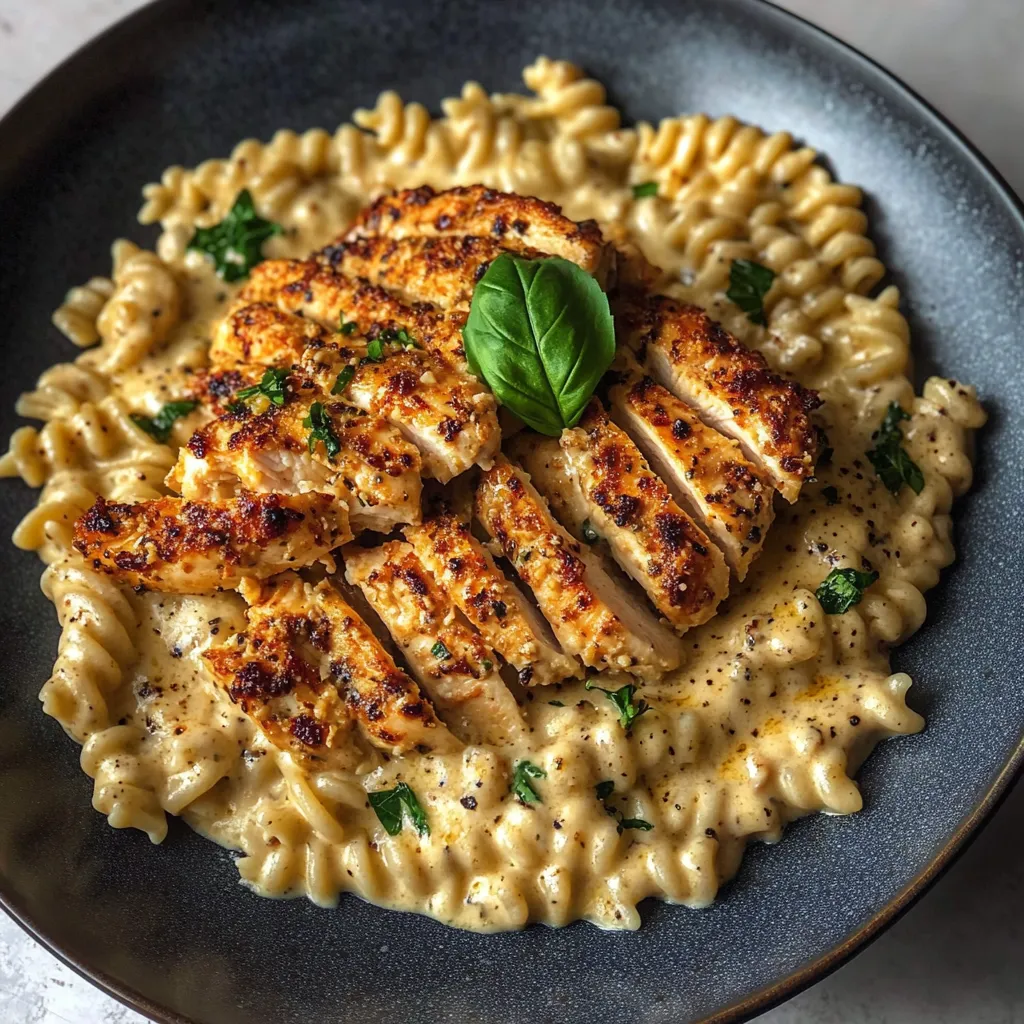 Frango Cremoso Alho Parmesão