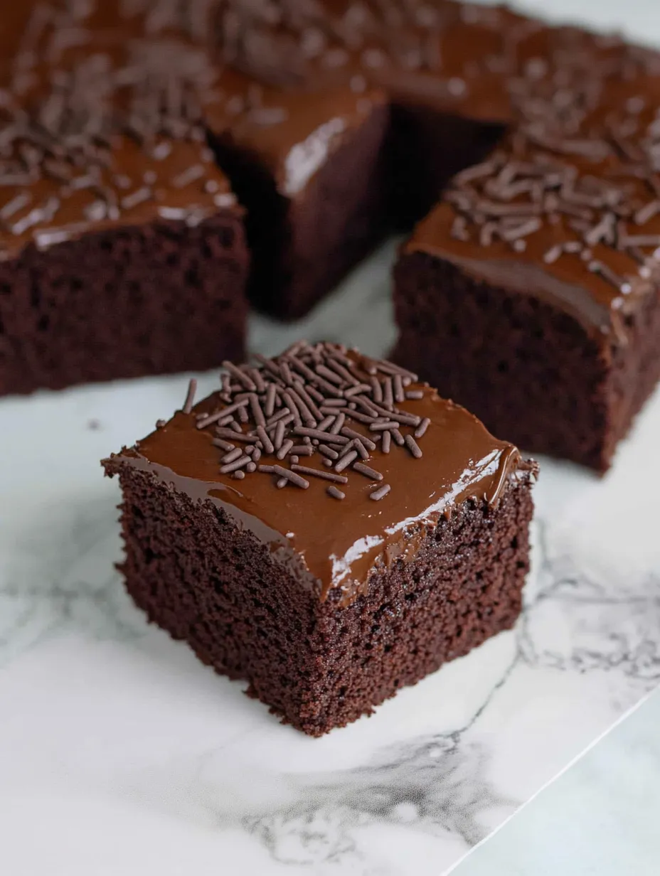 Bolo de Chocolate de Tabuleiro Tradicional