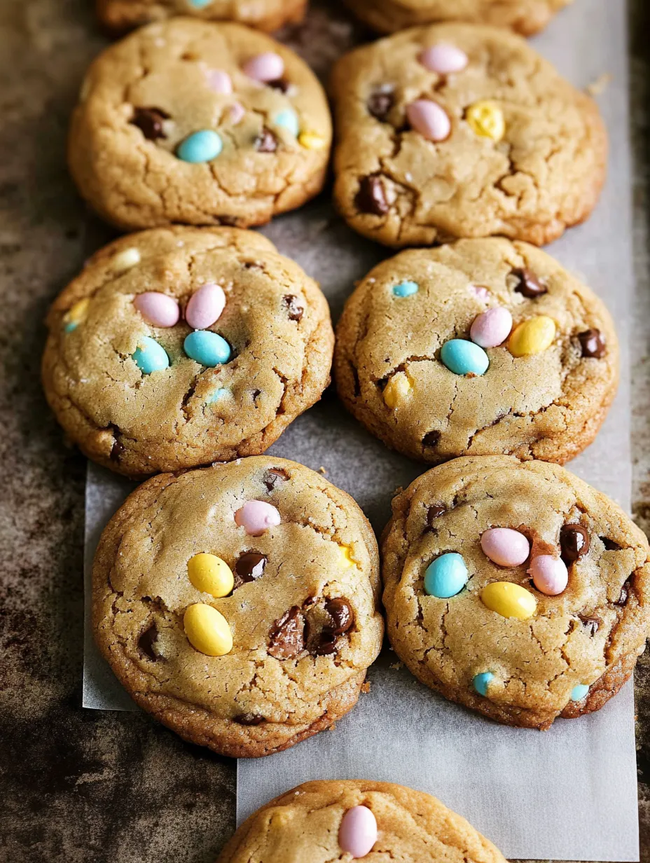Biscoitos Grossos de Chocolate com Mini Ovinhos Caseiros