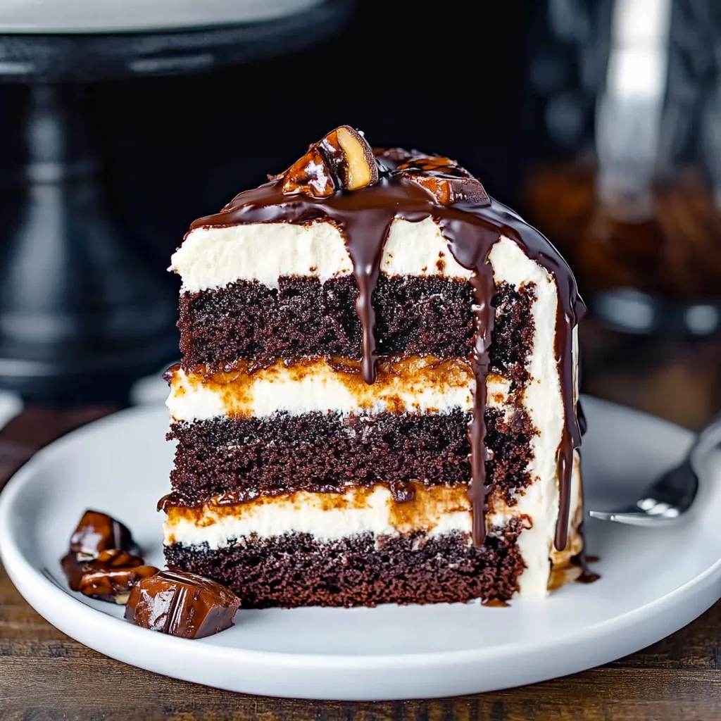 Bolo de Camadas de Chocolate Tartaruga