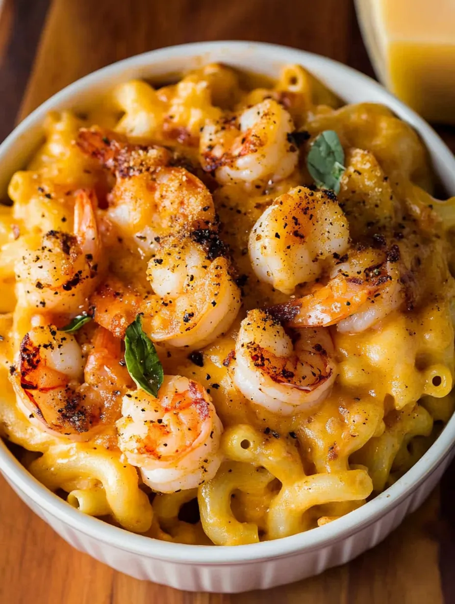 Receita de Macarrão com Queijo, Camarão e Caranguejo Cajun