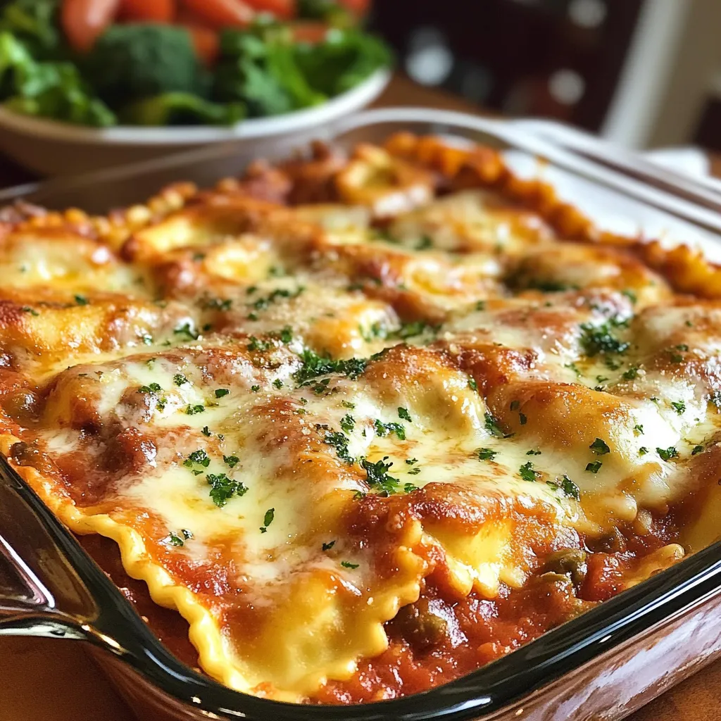 Casserole de Ravioli Milionário Cremoso