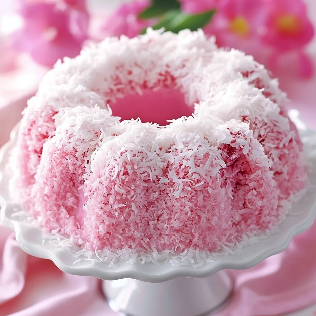 Bolo Perfeito de Coco e Framboesa