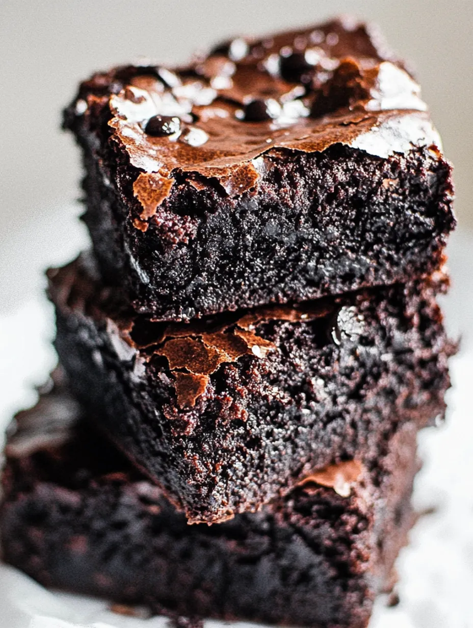 Melhores Brownies Molhadinhos de Feijão Preto
