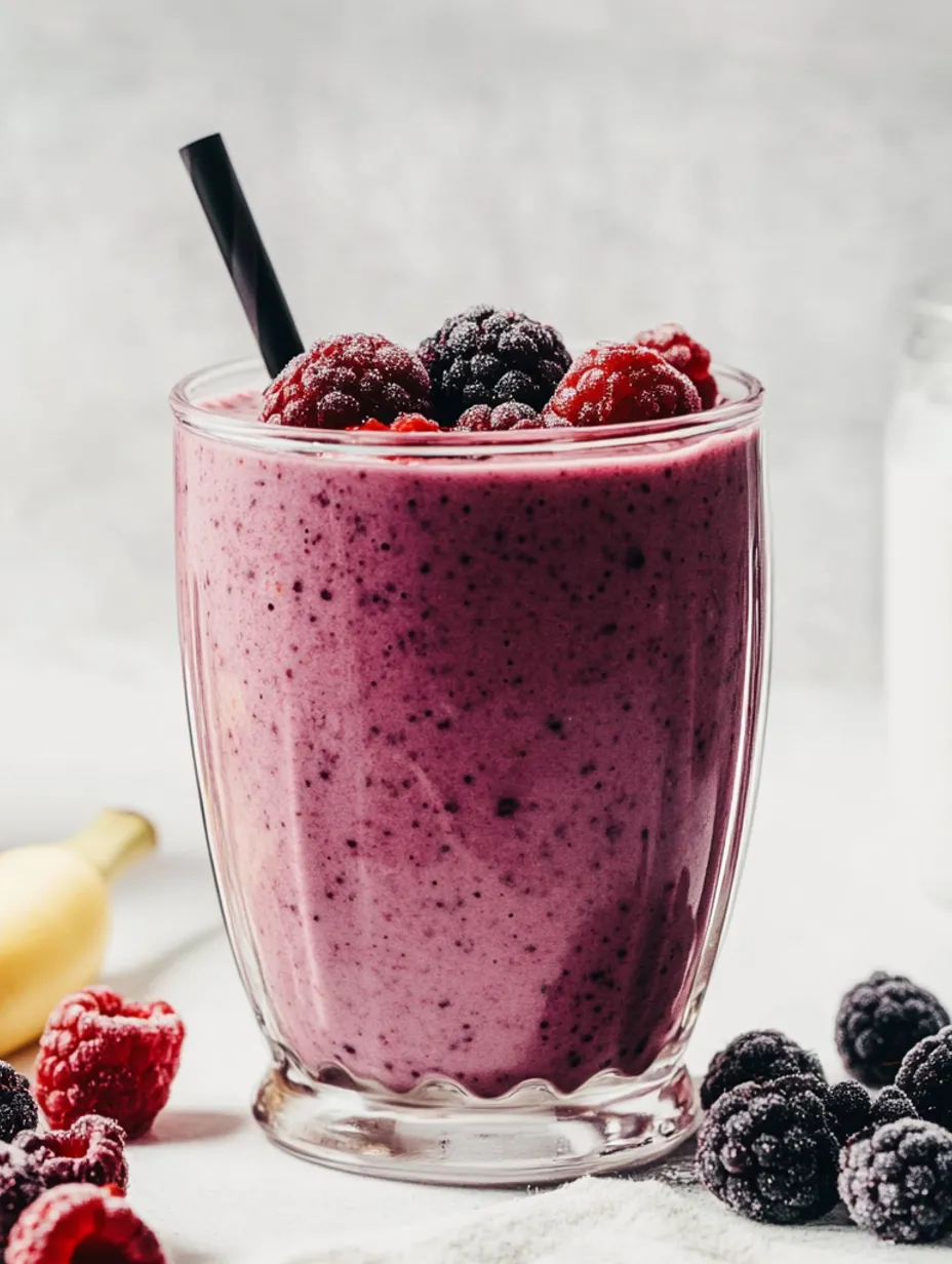 Smoothie Saudável Rico em Proteína