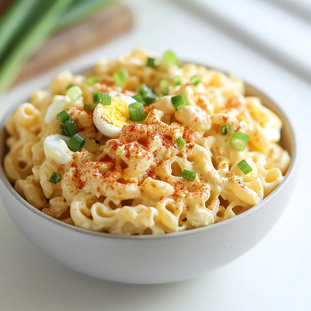 Salada de Macarrão com Ovos