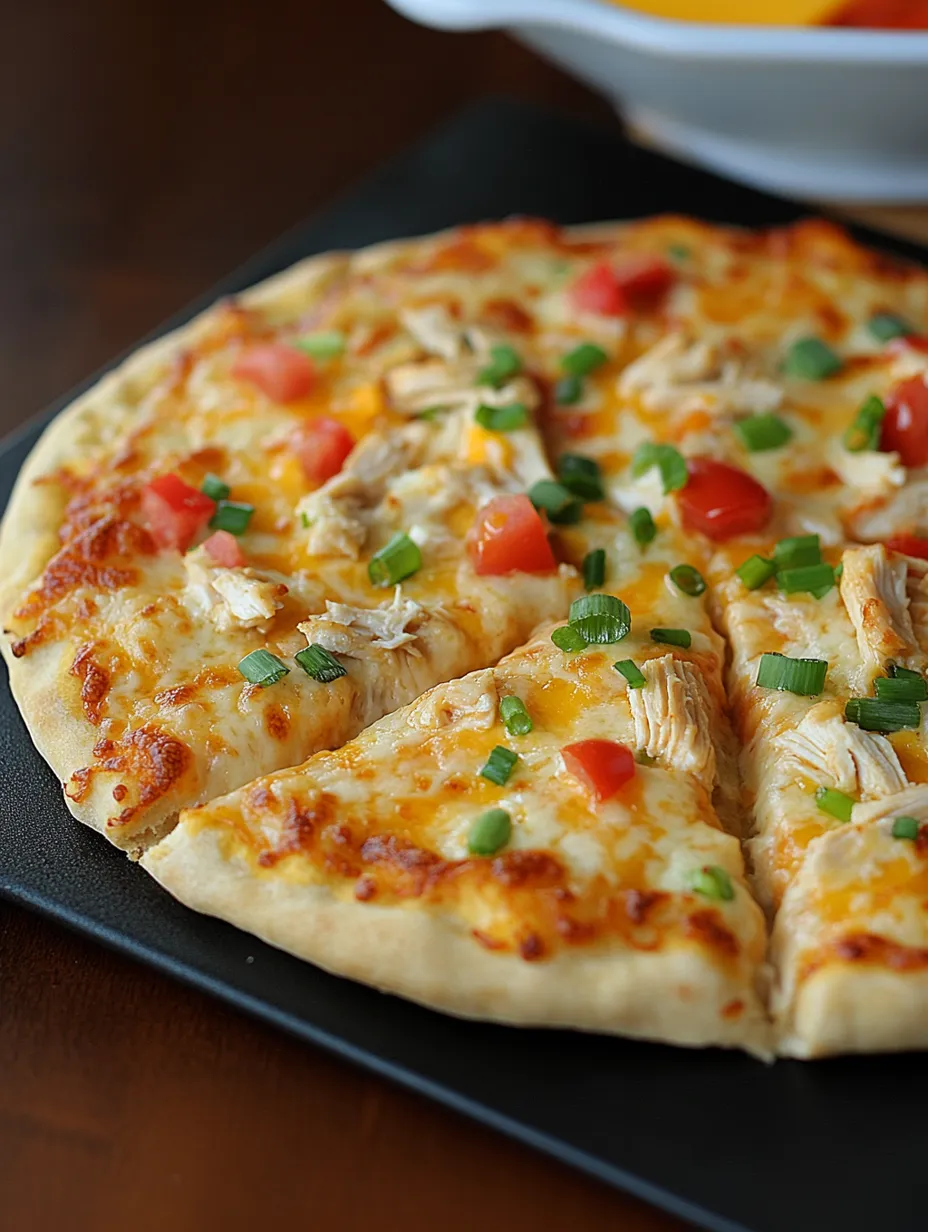 Pizza de Frango com Ranch