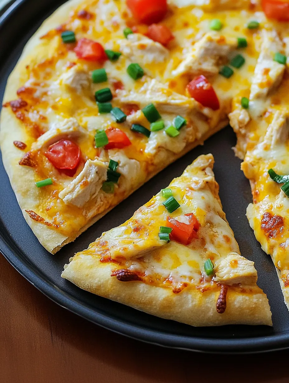 Melhor Pizza de Frango com Ranch