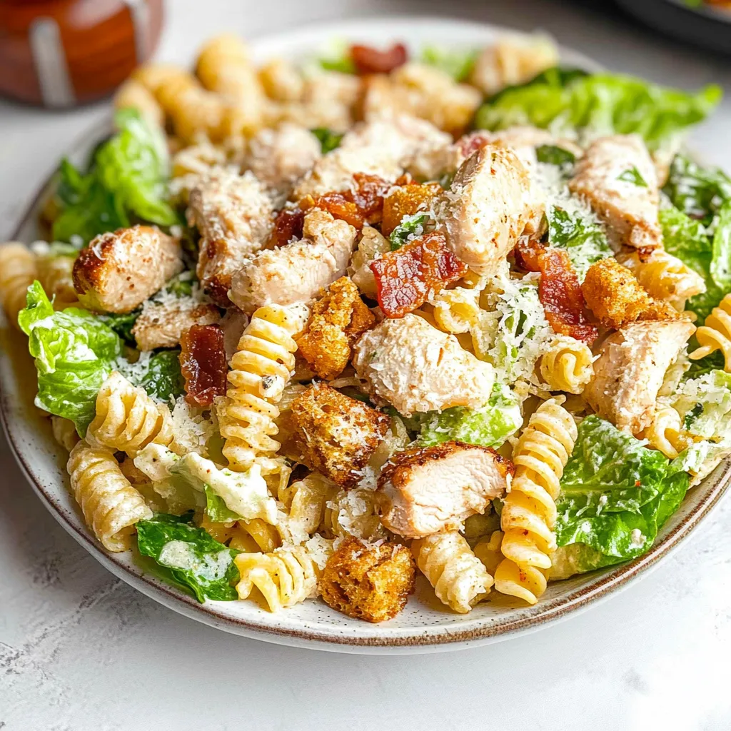 Salada de Frango com Molho Cremoso