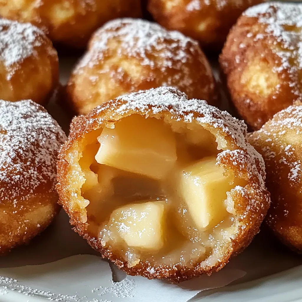 Receita de Bombas de Torta de Maçã