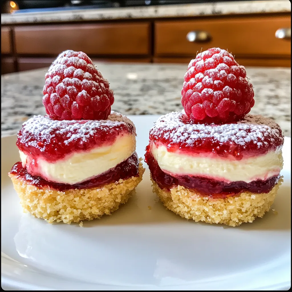 Tacinhas de Cheesecake de Limão e Framboesa
