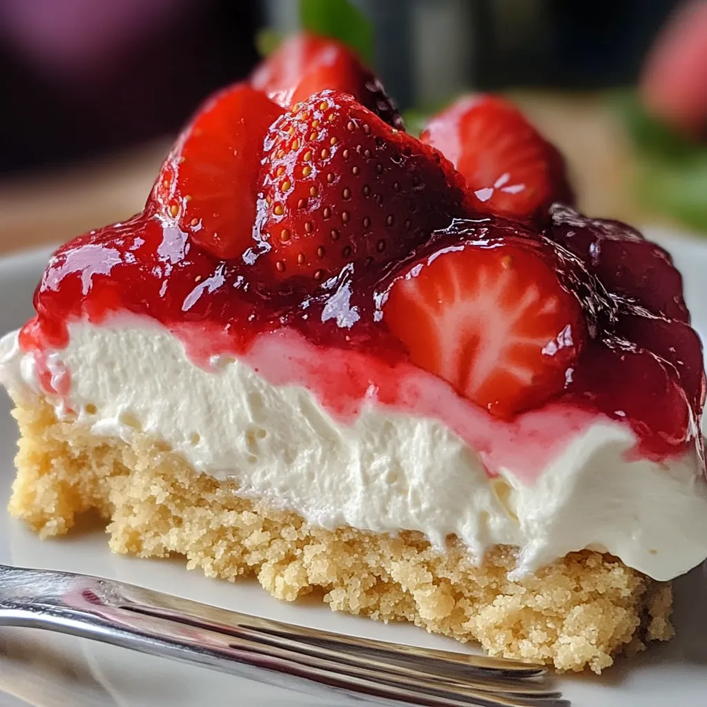 Bolo Desconstruído de Morango com Cheesecake