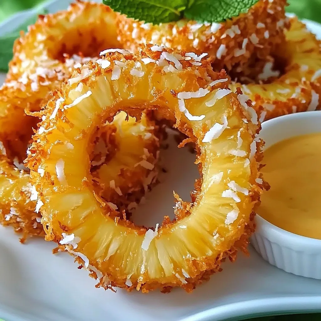 Abacaxi Frito com Toque Tropical