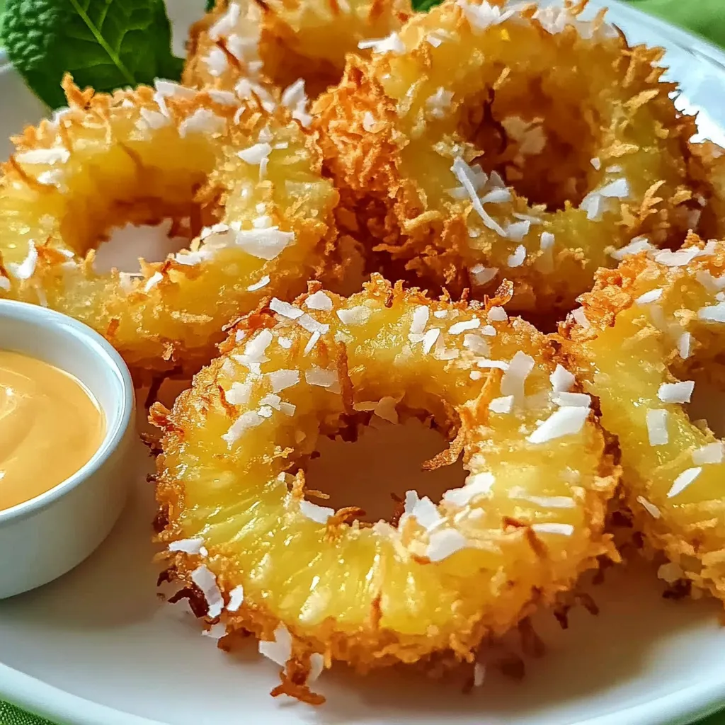Anéis de Abacaxi Fritos – Sua Nova Obsessão Tropical