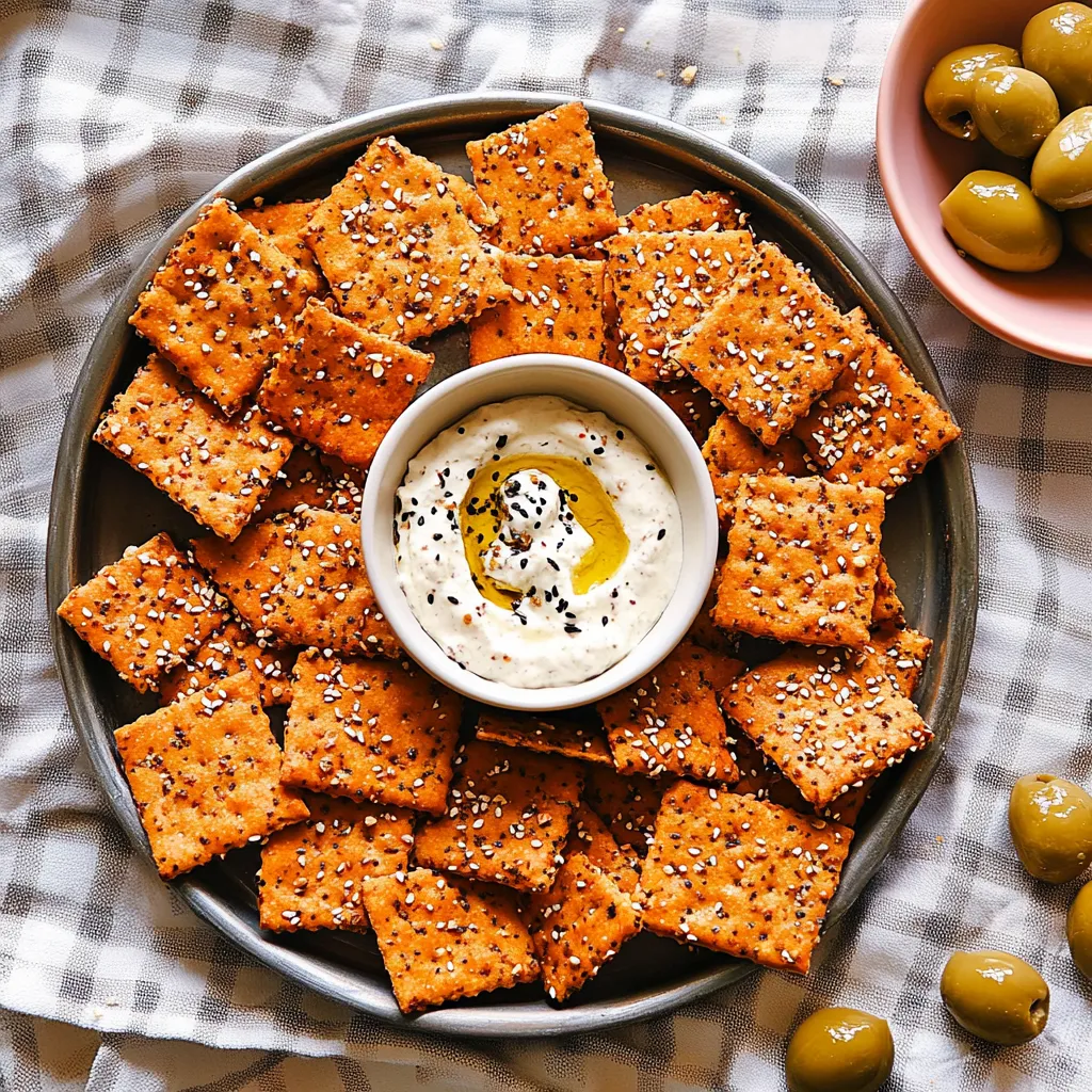 Crackers de lentilha vermelha - lanche saudável e proteico