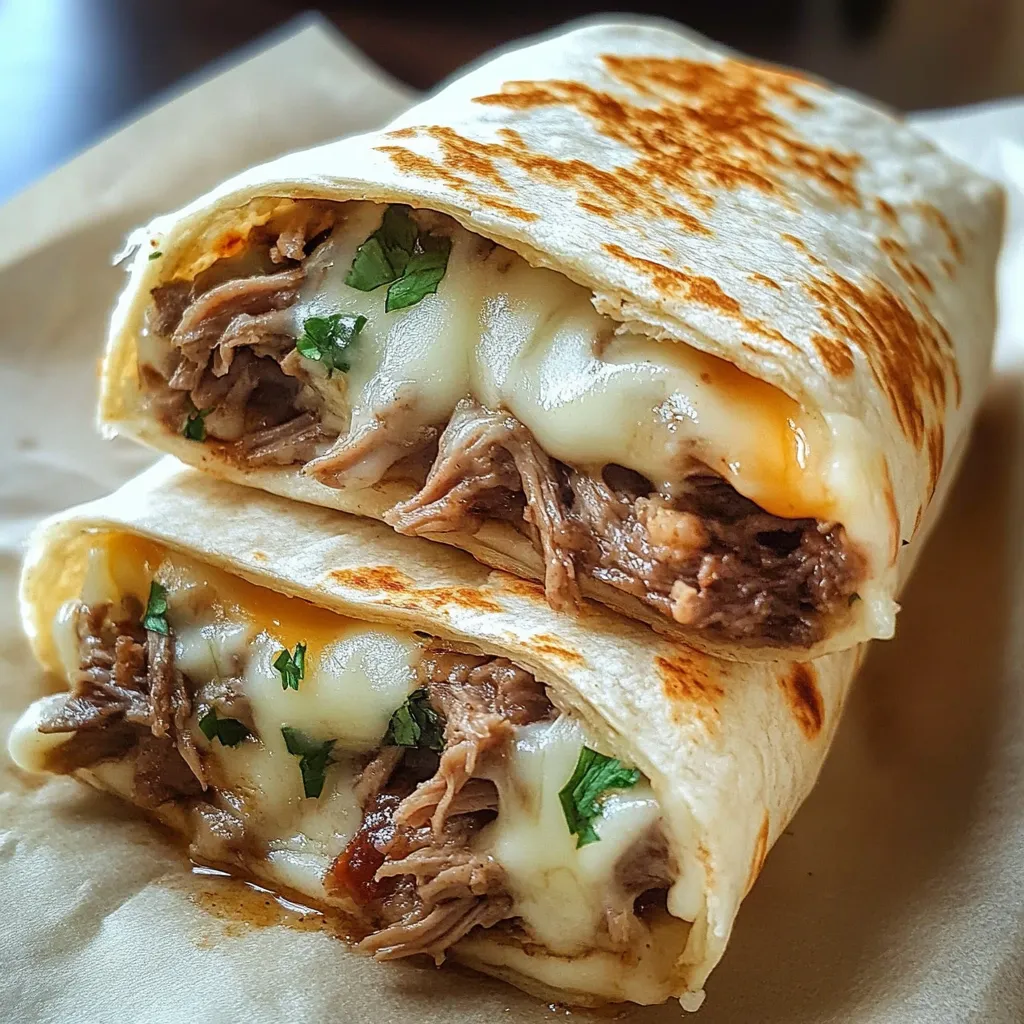 Wrap Gratinado com Beef Grelhado
