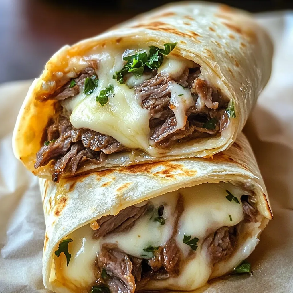 Wrap Philly Cheesesteak Grelhado