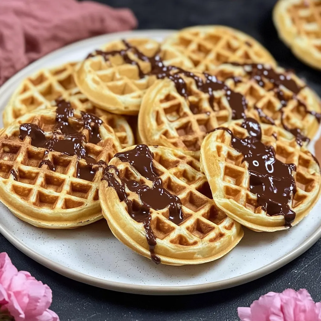 Receita de Waffels macias