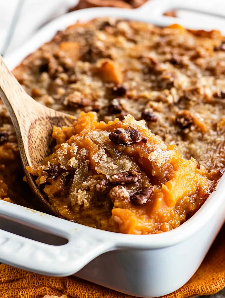 Casserole de Batata-doce com Cobertura Crocante de Streusel