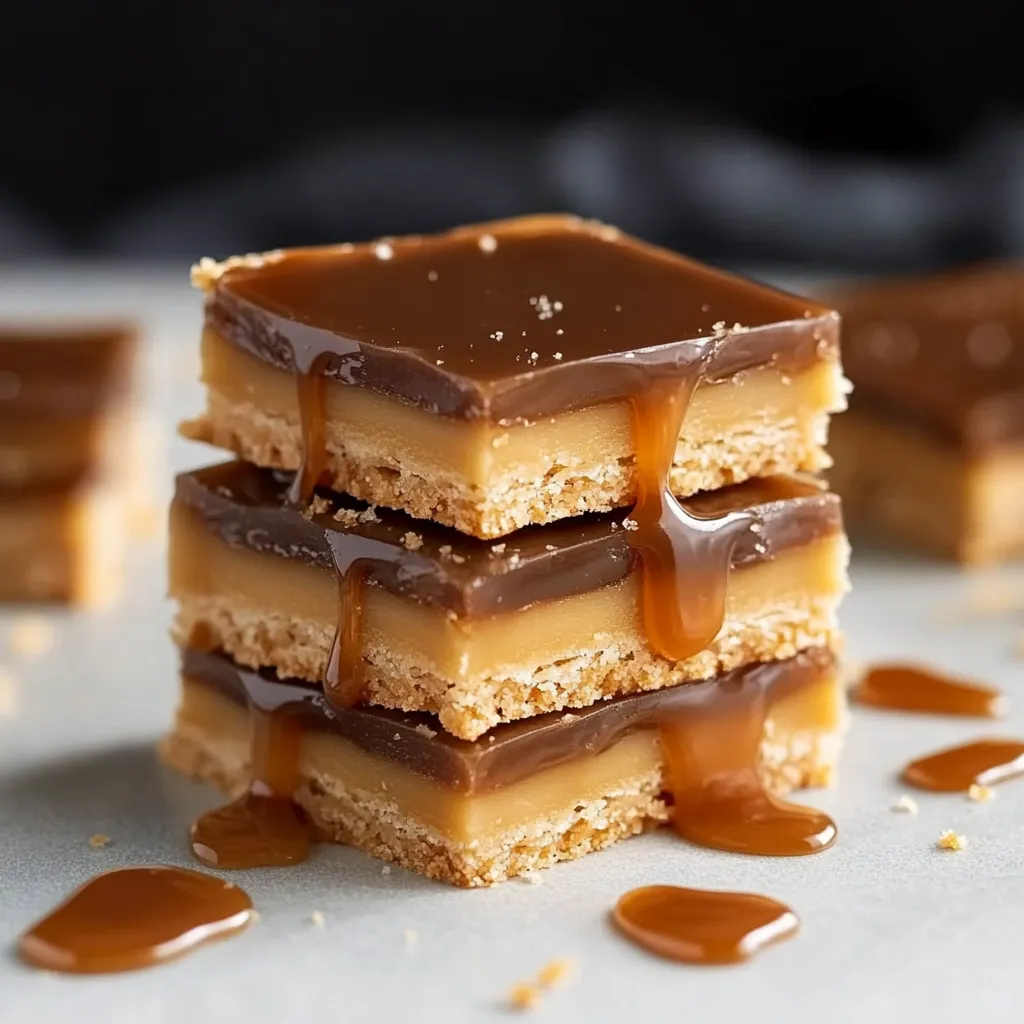 Barras de Caramelo Salgado - Irresistíveis Camadas