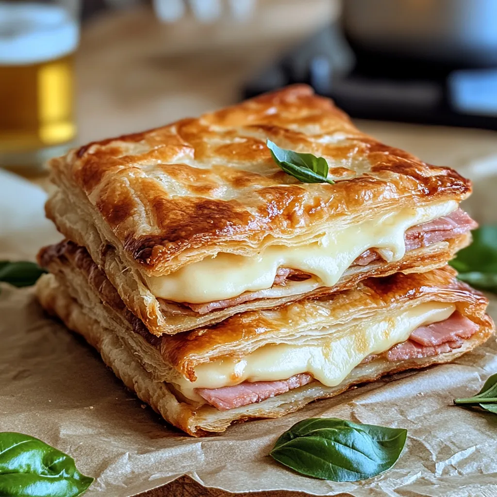 Sanduíche Italiano Fácil de Croissant ao Forno
