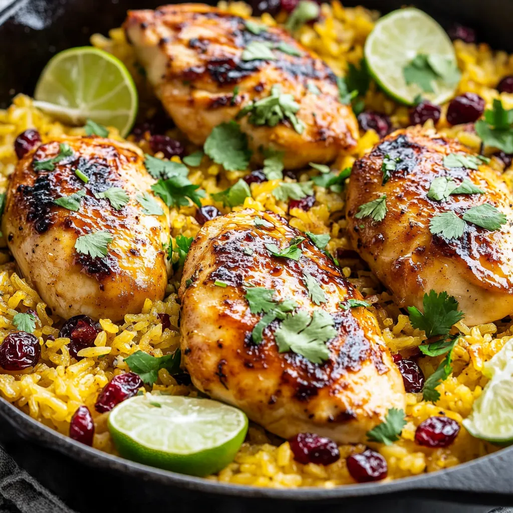 Frango Picante com Arroz e Mel Chipotle