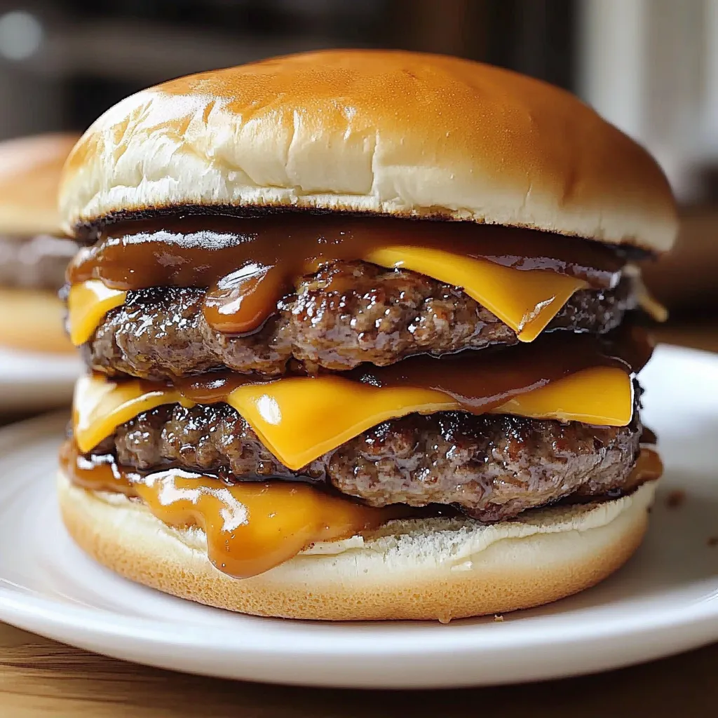 Receita de Hambúrguer Duplo de Alho estilo Steak and Shake