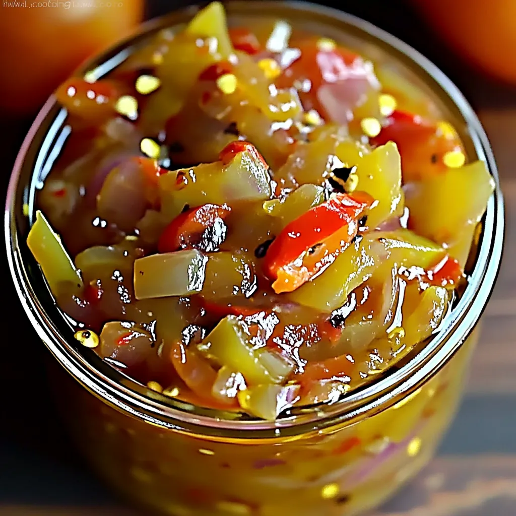 Relish de Cebola e Pimentão