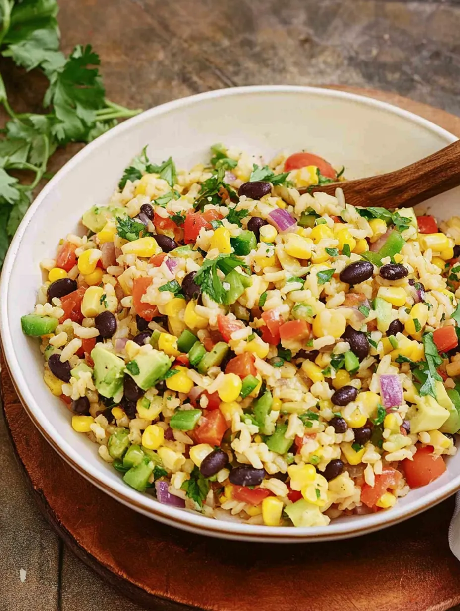 Salada de Arroz Caipira